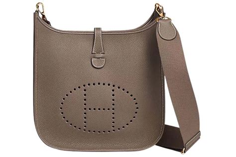 hermes evelyne bag etoupe|etoupe hermes taurillon bag.